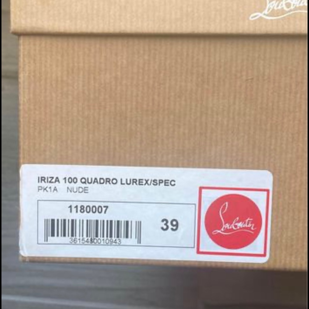 Christian Louboutin Iriza 100 Printed D'Orsay Pumps